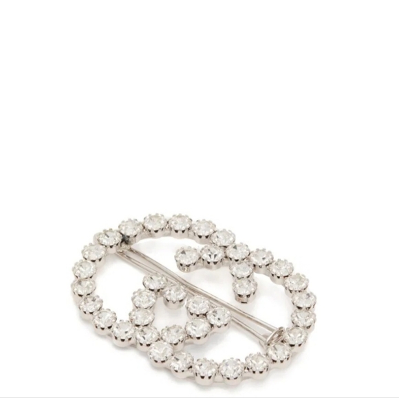 Gucci GG Crystal-Embellished Hair Clip - Picture 4 of 11